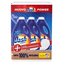 Dash Detersivo Lavatrice Liquido per Bucato Power Azione Extra Igienizzante 3x21=63 Lavaggi 3x1050ml